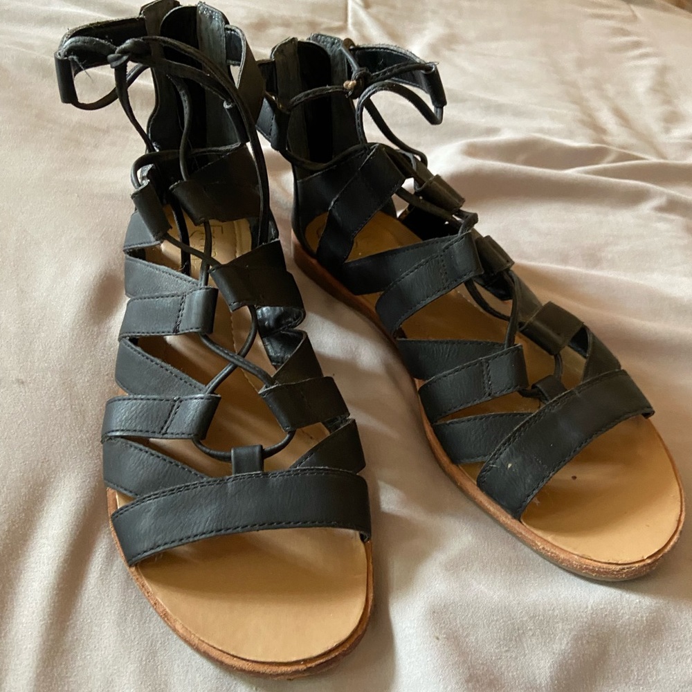 Black, nice, dress up shoes